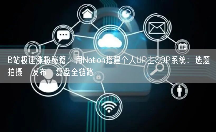 B站极速涨粉秘籍：用Notion搭建个人UP主SOP系统：选题→拍摄→发布→复盘