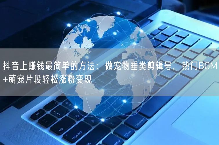 抖音上赚钱最简单的方法：做宠物垂类剪辑号，热门BGM+萌宠片段轻松涨粉变现
